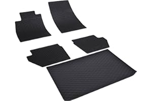 FABBRI 3 DI FABBRI MARCO & C SNC ilTappetoAuto by Fabbri 3-904291-147B-808216 - Tappeti in Gomma su Misura per Abitacolo e Bagagliaio Compatibile con Ford Puma