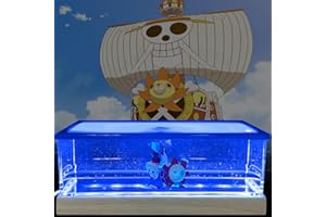 PQKL-party Cruise Ship Fluid Drift Bottle Kreuzfahrtschiff Lampe，Unsinkable Ship Nachtlicht One Piece Drift Bottle Pirate Ship Decoration Für Haus, Auto Oder Tischdekoration(A)