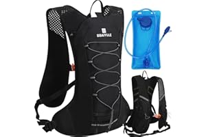 BBAIYULE Sac à Dos d'hydratation ,Sac à Dos d'eau,Grand Sac à Dos Gilet de Course, Sac à Dos de Course pour Femmes Hommes randonnée, Cyclisme
