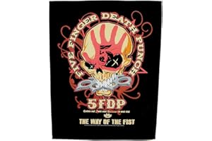 COOL-PATCHES Five Finger Death Punch Way Of The Fist Unisex Back Patch multicolour, 95% cotton, 5% polyester,