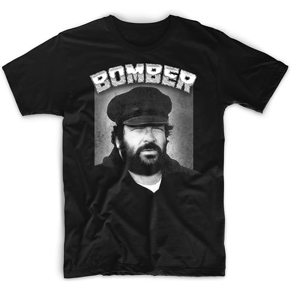 Maglietta Ufficiale Bud Spencer Con Foto Tessera Di B. Joe, 100% Cotone, Stampa Di Alta Qualità
