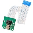 AZDelivery Lot De 3 Caméras Raspberry Pi HD 5MP Avec Câble Flexible 15 Cm + E-Book Inclus – Compatible Pi 3/4/5