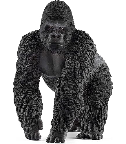 Toymany 14-Piece Monkey & Gorilla Figurines Set, Jungle Animals