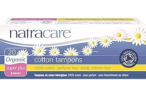Natracare Bio-Baumwolle Tampons, Super Plus 20 EA (Pack von 3)