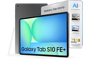 Samsung Galaxy Tab S10 FE+, 13.1-inch (33.28 CM), LCD Display, 8GB RAM, 128GB ROM, Wi-Fi, Dual Speakers, S Pen, Gray, AI Enabled
