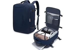 Hayayu for Easyjet Cabin Bag 45x36x20, Waterproof Underseat Cabin Bag Travel Backpack, Carry on Hand Luggage Bag With Charging Port and Anti Theft Pocket