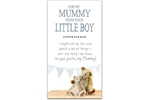 EMOTIONAL RESCUE Mummy Mother's Day Card From Little Boy, Mummy From Little Boy Mother's Day Card, Mothers Day Card, Mothers Day Cards, Mother's Day Card, Mother's Day Cards