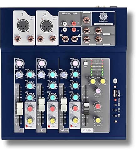 American Audio Q2411 Pro 4 Channel Pro Dj Mixer : Amazon.in