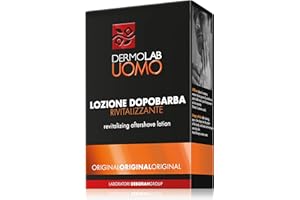 Dermolab Uomo - Lozione Dopobarba ad Azione Rivitalizzante, per Tutti i Tipi di Pelle, Previene Arrossamenti e Aggressioni Esterne, Donando Freschezza ed Energia, Dermatologicamente Testato, 100 ml