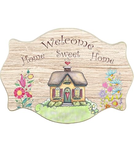 Targhetta Da Parete 'Casa è Dove Si Trova Il Cuore' In Legno Di Tiglio - 10x15 Cm - Foto 8