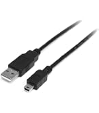 Cavo InLine Mini USB 2.0 Angolato 90° - 0,5 M, Nero, Tipo A Maschio A Mini-B Maschio 5 Poli, Per Fotocamere E Periferiche