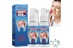 KANGXIN 2PCS Toothache Relieving Spray,Oral Care Spray,Toothache Pain Relief for Adult for Teeth Health,Instant Tooth Pain Relief Spray for Toothache,Pain Spray for Toothache Relief,Sore Gums Treatment