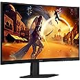 AOC gaming C27G4ZXE - 27 Inch Curved FHD Monitor, 280Hz, 0.3ms, Fast VA, HDR10, Esports base, low Input Lag, FreeSync (1920 x 1080,300 cd/m2, HDMI 2.0 / DP 1.2)
