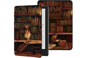 OLAIKE Etui na zupełnie nowe 6,8" Kindle Paperwhite (wersja 11. generacja-2021) - pokrowiec ze skóry PU z automatycznym budzeniem/uśpieniem - pasuje do Amazon Kindle Paperwhite Signature Edition