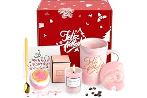 YIKSUNMY Regalos Navidad Mujer, Taza de Regalo Mujer, Regalo Cumpleaños Mujer, ideas regalos navidad, Regalos Originales para Mujer, Regalos para Madres Navidad, Regalos para Mujer, Regalo para Mujer