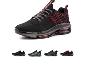 Anokar Scarpe Running Uomo Scarpe Ginnastica Donna Sportive Cuscino d'Aria Scarpe da Corsa Unisex Leggere Outdoor Atletica Tennis Jogging Casual Nero Blu Rosso Bianco EU36-EU48