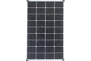 Enjoy Solar PERC Mono 150W 12V Pannello Solare Modulo Fotovoltaico, 166mm*166mm Cella Solare Monocristallina con 9 Busbars, Ideale per Camper, Alloggi da Giardino, Barca