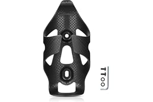HUALONG Portaborraccia Bici Plastica Carbonio Porta Borraccia Bici Corsa MTB Super Leggero Fortee Robusto Confezione Da 1