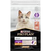 Pro Plan Hairball &amp; Healthy Skin 1+ Yetişkin Kediler İ&ccedil;in Tam Kuru Kedi Maması, Zengin Somon İ&ccedil;eriği 10 kg
