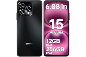 CUBOT A40(2025) Android 15 Smartphone Ohne Vertrag, 6.88" HD+120Hz Handy Ohne Vertrag, 12GB+256GB/1TB Handy Günstig, 48MP+16MP, 5100mAh Simlockfreie Handys, 4G Dual SIM/Face ID/NFC/Dual Lutsprecher