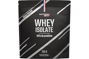 LABORATOIRES NUTRIMEA Whey Isolate - 88% de Protéines, Faible en Sucre - Performance & Récupération Optimales - Whey Protein Isolate 100% Pure - Saveur Chocolat Intense - Nutrimea - Expertise Française