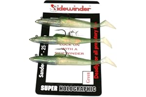 Sidewinder NEW Sandeel Fishing Lures - 6 inch