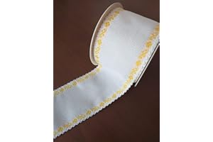 TABIBITO NASTRIFICIO ROSSI SAS Nastro tela aida GLICINE h 80 mm 2,5 m (003)