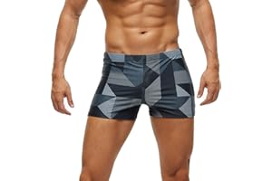 Arcweg Maillot de Bain Homme Boxer Doublure avec Rembourré Souple Amovible Cordon de Serrage Réglable Confortable