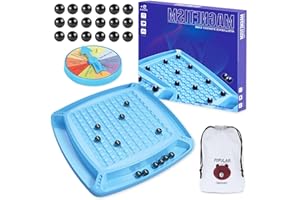 Atuoxing Juego de Ajedrez Magnético, Magnetic Chess Game, Juego De Mesa De Ajedrez con Efecto Magnético, Juego Imanes Cuerda para Niños Adultos
