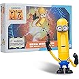 Minions Despicable Me 4 Toys, 5.1 Inch Mega Tim Action Figures,Magnetic Head and 360-degree Rotatable Body with Stretchable Arms Minion Model Kits, Gifts for Kids Ages 8 Year olds