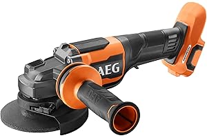 AEG - Meuleuse 125mm 18V BRUSHLESS "full security", 9000 tr/min, poignée antivibrations, interrupteur "homme mort", démarrage progressif, frein de disque (sans batt. ni chargeur) - BEWS18-125BLPX2-0