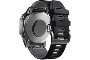 ANBEST Cinturino in Silicone Compatibile con Fenix 6/Fenix 6 PRO/Fenix 5/Fenix 5 Plus Cinturino, Braccialetto Sportivo Sgancio Rapido for Forerunner 935/945/Approach S60