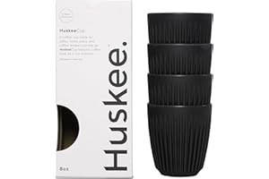 Huskee - HuskeeCup (4-Pack) (Charcoal, 8oz)