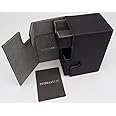 docsmagic.de Premium Magnetic Tray Box (80) Black + Deck Divider - MTG PKM YGO - Porta Mazzo Nero