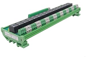 GAEYAELE 16 Groups 1SPDT 1NC1NO Relay Module for AC DC 5V 12V 24V PLC Relay (FY-T7316-12VACDC)