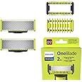 Philips OneBlade Original-Ersatzklingen mit Körper-Kit, 2er-Pack, QP620/50