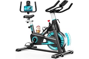‎WENOKER [2025 Aktualisierte] Wenoker Heimtrainer Fahrrad mit Magnetischem Widerstand, Indoor Spinning Bike Hometrainer Fahrrad Kardio Training Fitnessbikes, Bis 160KG