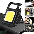 Sument Emergency Lights Rechargeable 1000 Lumens Multifunctional Keychain Flashlight Mechanic Light Waterproof Torch with 3 Modes with Flip Holder, Bottle Opener and Magnetic Base for Camping & Hiking