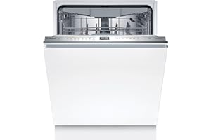 Bosch SBD6ECX12E, Serie 6, Smarter Geschirrspüler Vollintegriert 60 cm, XXL Spülmaschine, Besteckschublade, Made in Germany, besonders leise, starke Reinigung, Extra Trocknen, Programmassistent