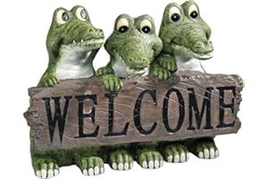 Design Toscano Statue de bienvenue en crocodile Ragin’Cajun