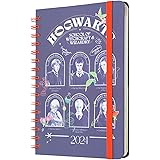 Grupo Erik: Agenda Harry Potter 2024, Agenda Settimanale 2024 A5 12 mesi, 14,8 x 21 cm, da Gennaio a Dicembre 2024, Agenda Se