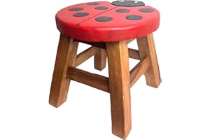 Crafty Artisan kids wooden stools (lady bird)