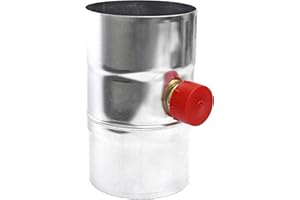 SAREI HAUS- UND DACHTECHNIK SAREI Regenwassersammler aus Zink, DN 87, Regenwasser nutzen, einfache Montage in Fallrohr, direkt Wasser sammeln, Nennweite 87 mm