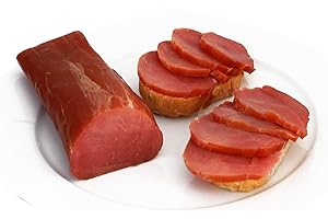 MEISTER'S Räucherlende | Feinschmecker Schinken fettarm | Lende geräuchert | Gourmetschinken | Weihnachten Wurstspezialität ca. 250g