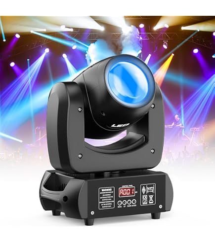 U`King 100W Moving Head DJ Lights Bee Eye RGBW LED Stage Lighting