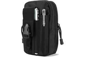 JIANYH Molle Pouches, Men Belt Pouch Tactical Waist Bag Outdoor Multipurpose Military Backpack, Compact Utility Belt Pouch for On Foot Camping Traveling Cycling Running Waist Bag