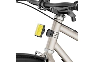 SHAPEHEART innovazione francese, luce bici magnetica panoramica. Luci bici antifurto e ricaricabile USB-C. Fanale bici posteriore