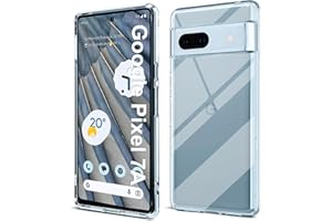 Facai Hülle für Google Pixel 7A, Nie Vergilbung Stoßfeste Kratzfeste Ultra Dünn Soft TPU Silikon Durchsichtig Handyhülle, Fallschutz Rundumschutz rutschfest Stylische Schutzhülle Transparent
