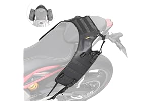 Rhinowalk Base di supporto per moto per serbatoio/sella/coda/sella/borsa walkie talkie 25 x 20 x 45 cm (CXMT002A)