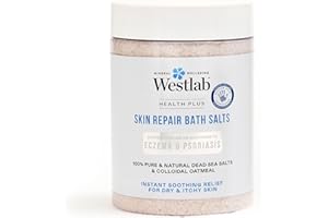 Westlab Skin Repair Bath Salt 900g - Naturally derived Ingredients - for Dry & Sensitive Skin - Skin Barrier and Microbiome Friendly